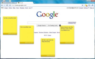 Postits na net para notas e notinhas