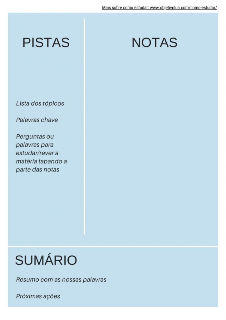 caderno cornell